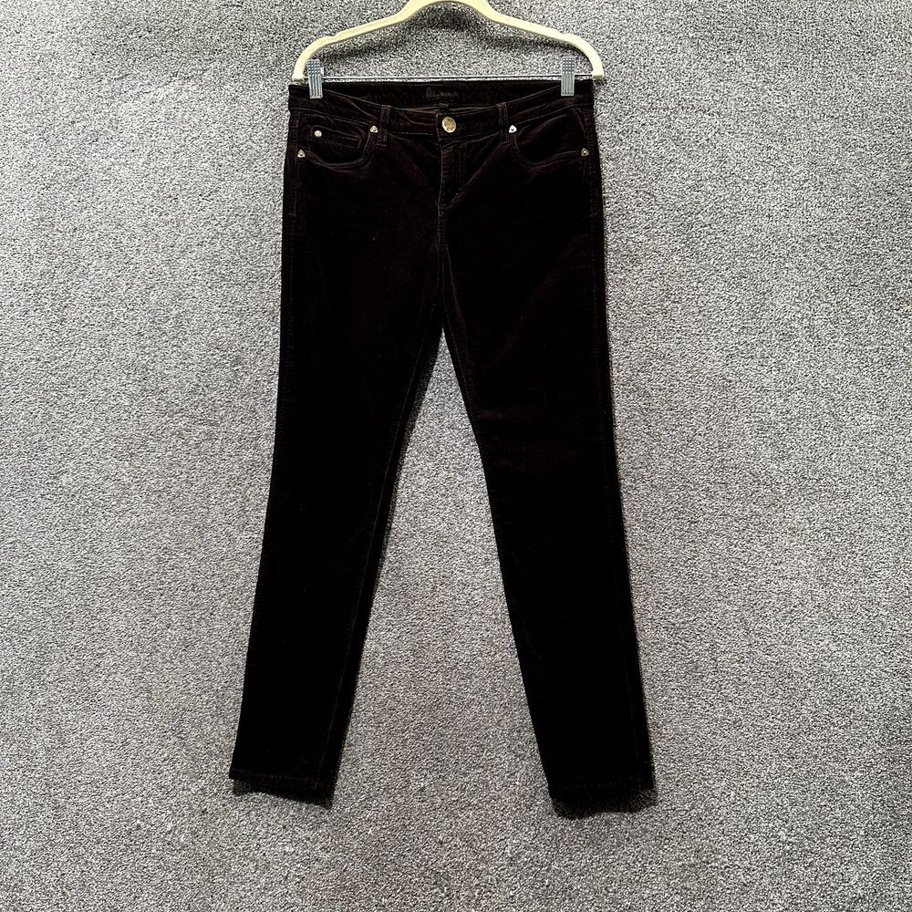 Kut From The Kloth Corduroy Pants Women 6P Brown Low Rise Skinny 5 Pocket Casual
